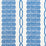 Schumacher Coralline Blue Fabric Sample 177780