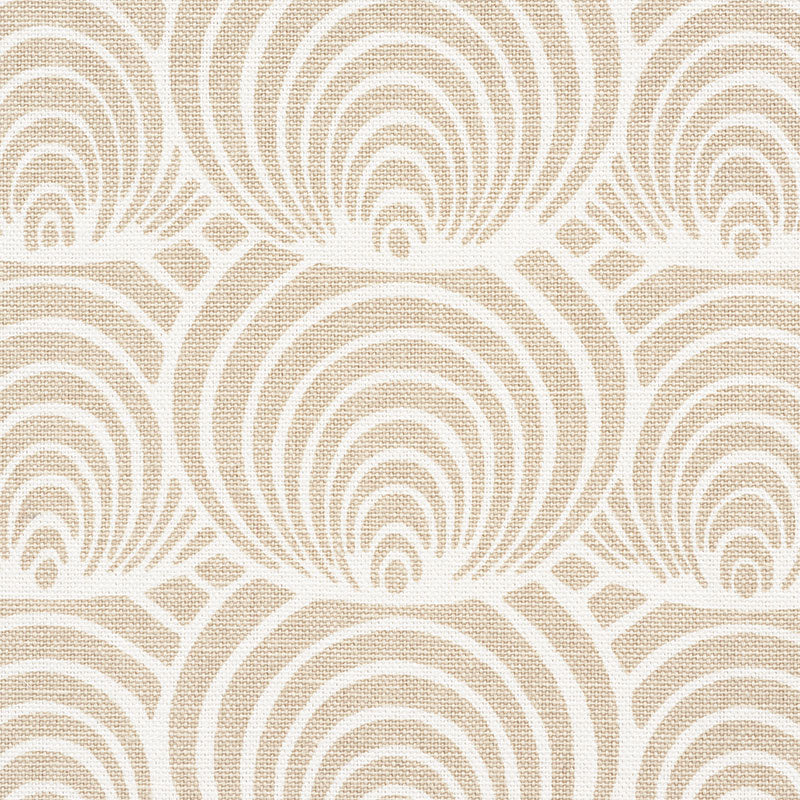 Schumacher Coralline Sand Fabric Sample 177781