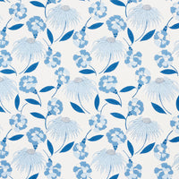 Schumacher Bouquet Toss Afternoon Blue Fabric 177852