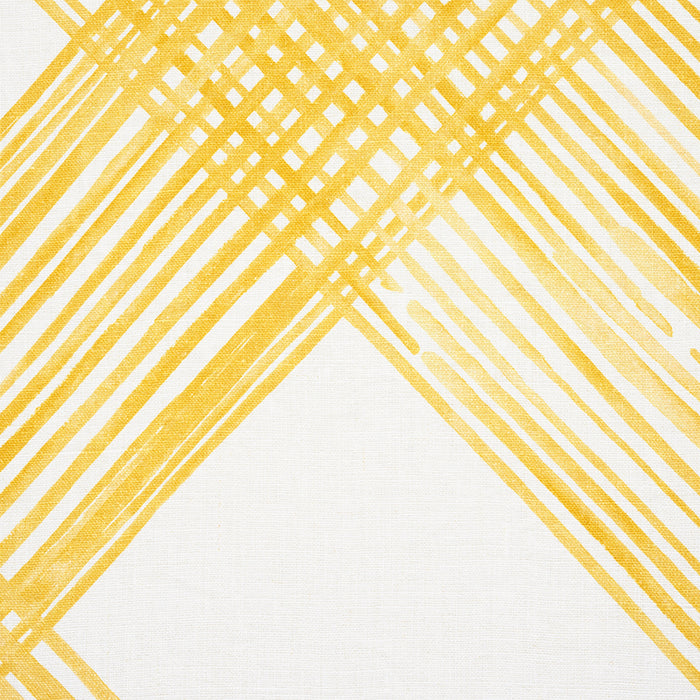 Schumacher Traverse Yellow Fabric 177952