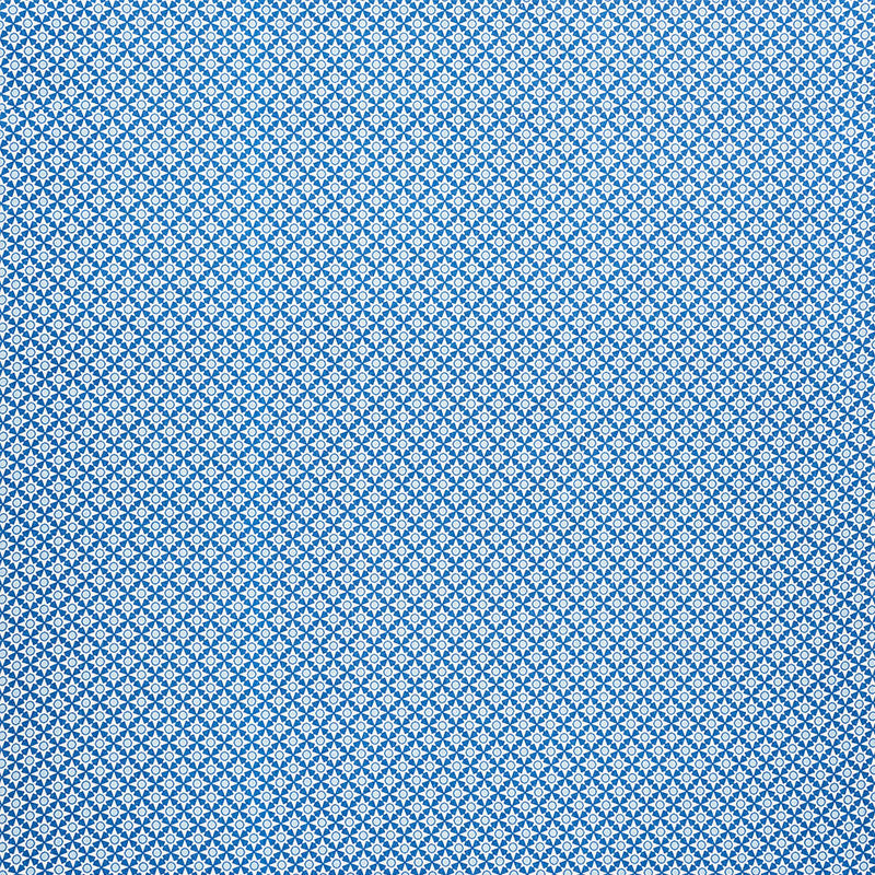 Schumacher Serendipity Blue Fabric Sample 177960