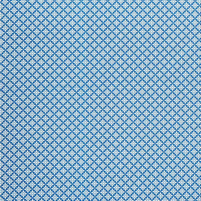 Schumacher Serendipity Blue Fabric Sample 177960