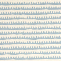 Schumacher Corfu Hand Printed Stripe Sky Fabric 177975