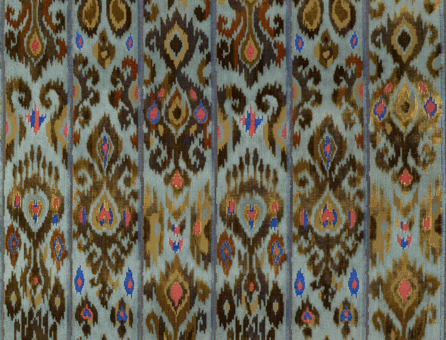 Jim Thompson Taraz Azure Fabric Sample JT013886004