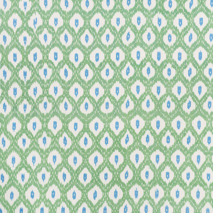 Schumacher Indio Ikat Green Fabric 178070