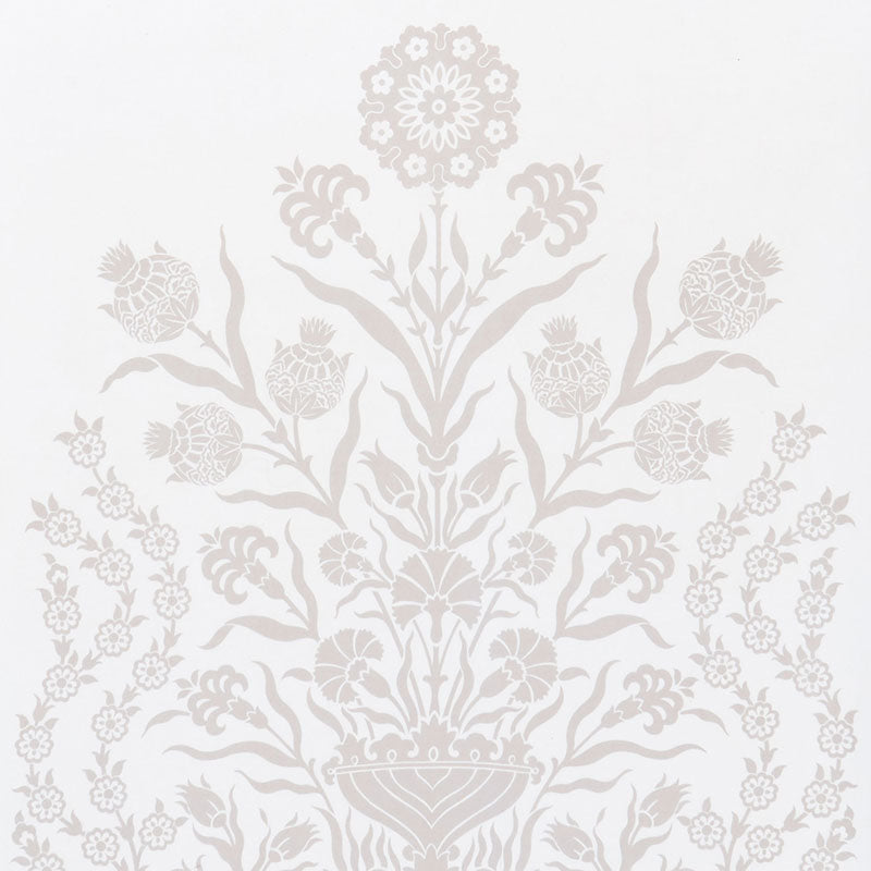 Schumacher Iznik Sheer Natural Fabric Sample 178091