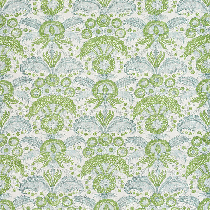 Schumacher Calicut Leaf Fabric Sample 178101