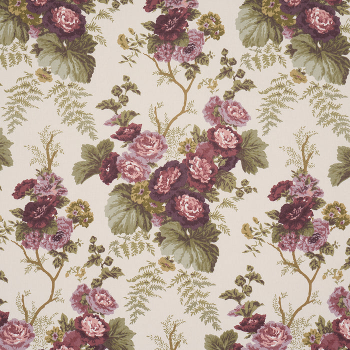Schumacher Wycombe Park Aubergine Fabric 178115