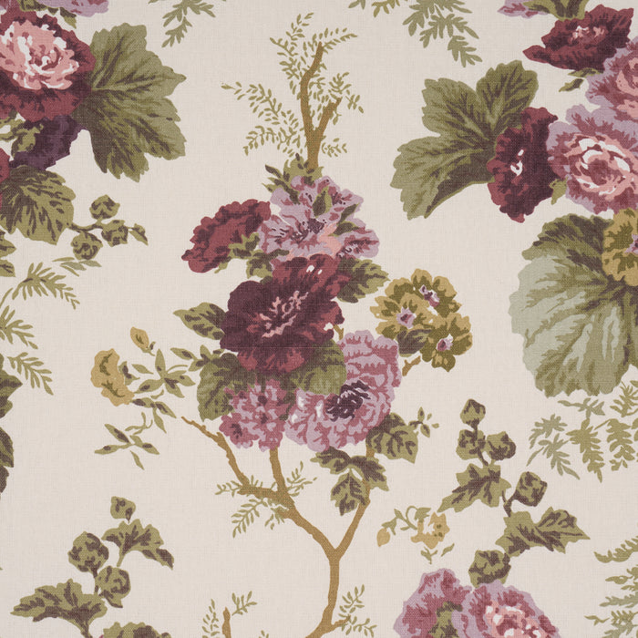 Schumacher Wycombe Park Aubergine Fabric 178115
