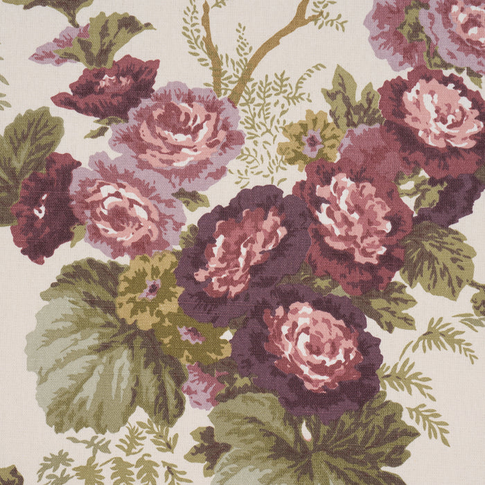 Schumacher Wycombe Park Aubergine Fabric Sample 178115