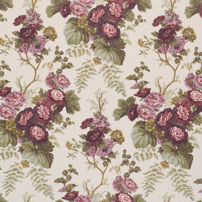 Schumacher Wycombe Park Aubergine Fabric Sample 178115