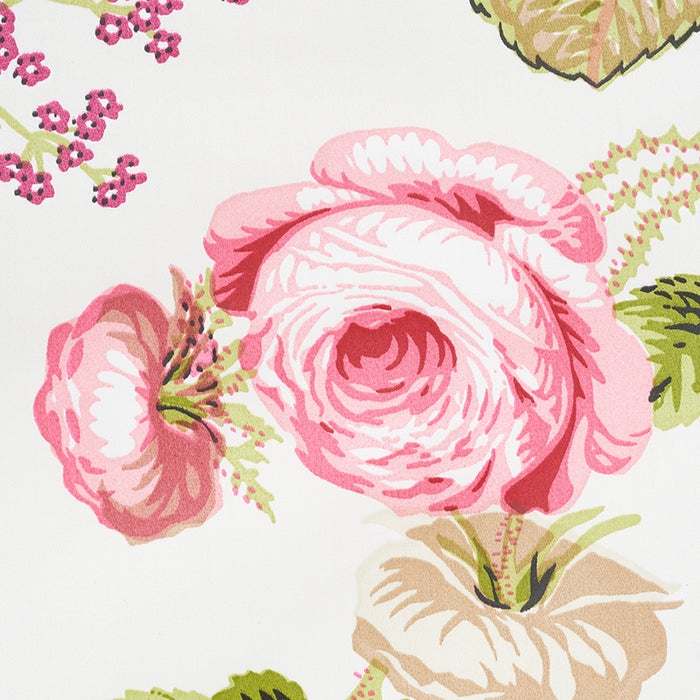 Schumacher Salisbury Chintz Garnet 178151 Fabric | 40% Off (Samples)