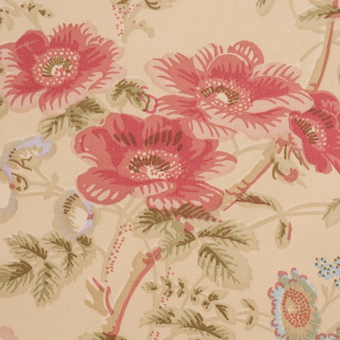 Schumacher Salisbury Chintz Butter Fabric Sample 178157