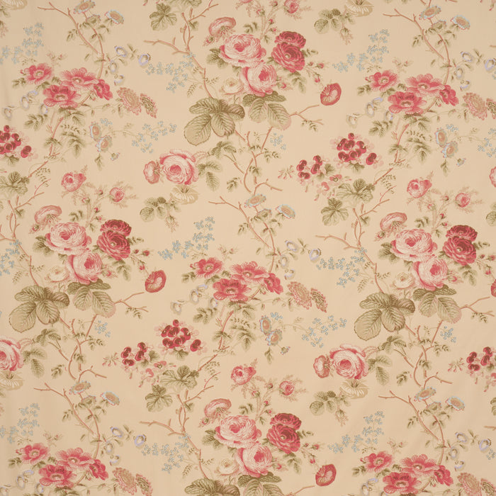 Schumacher Salisbury Chintz Butter Fabric Sample 178157