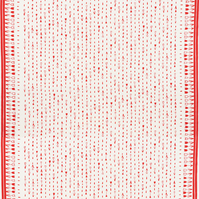 Schumacher Tulip Parade Red Fabric 178201