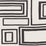 Schumacher Large Open Boxes Black Fabric Sample 178222