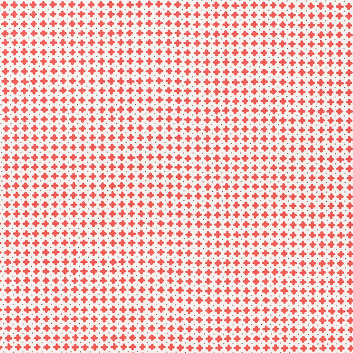 Schumacher Polka Red Fabric 178241