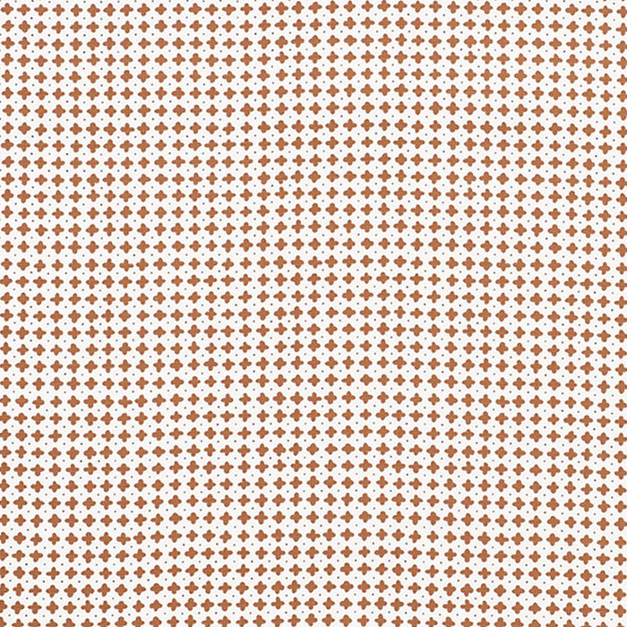 Schumacher Polka Brown Fabric 178242
