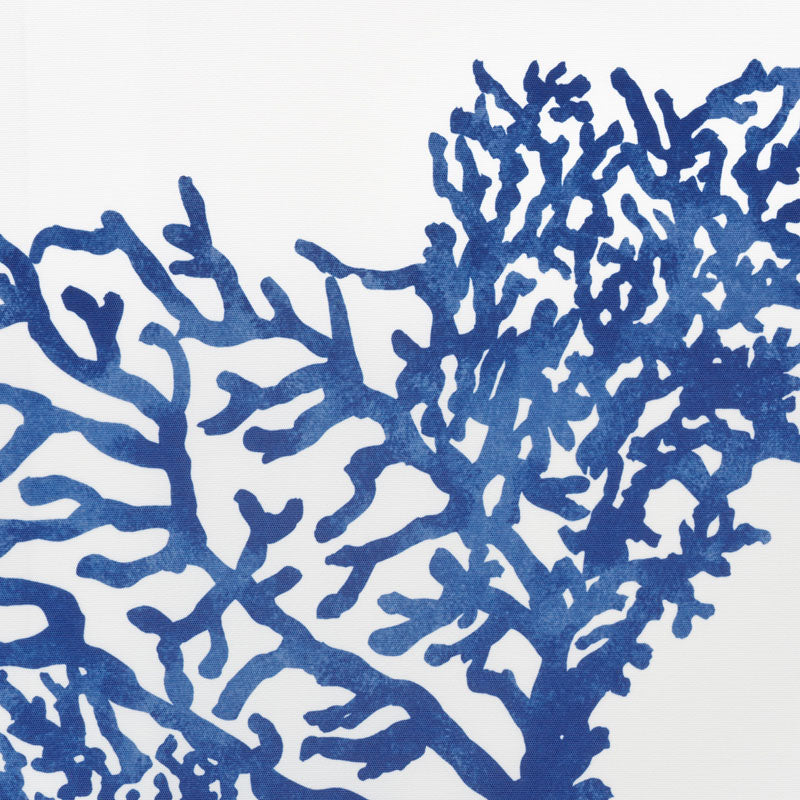 Schumacher Great Barrier Reef II Indigo Fabric Sample 178290