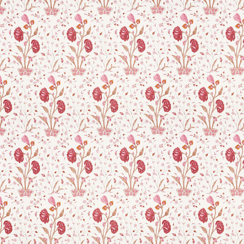 Schumacher Khilana Floral Rose 178332 Fabric | 40% Off (Samples)
