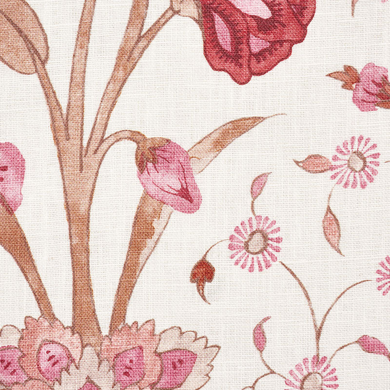 Schumacher Khilana Floral Rose 178332 Fabric | 40% Off (Samples)