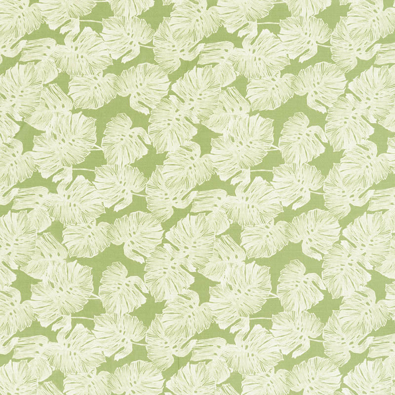 Schumacher Del Coco Sheer Leaf Fabric Sample 178342