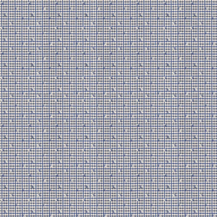 Designers Guild Toile Vichy Indigo Fabric FDG3295-01