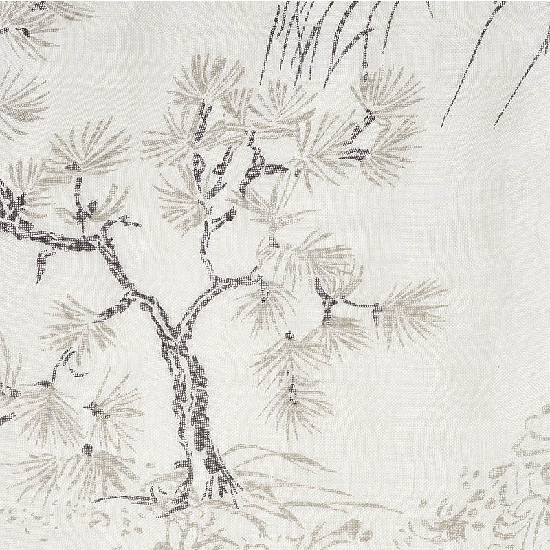 Schumacher Mori Sheer Neutral Fabric 178361