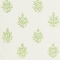 Schumacher Asara Flower Sheer Green Fabric 178371