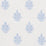 Schumacher Asara Flower Sheer Blue Fabric 178372