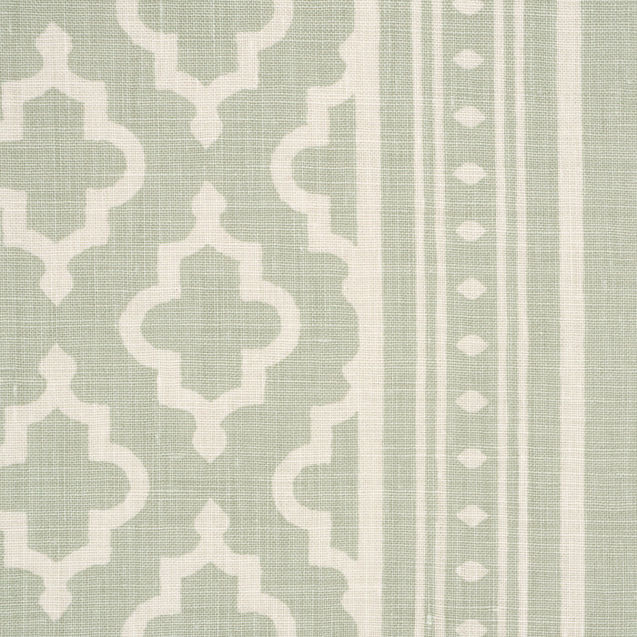 Schumacher Jake Celadon Fabric Sample 178435