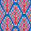 Schumacher Bodhi Tree Blue & Red Fabric 178561