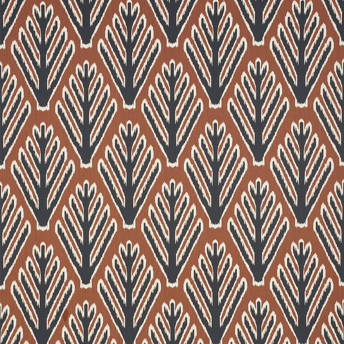 Schumacher Bodhi Tree Brown & Black Fabric Sample 178562
