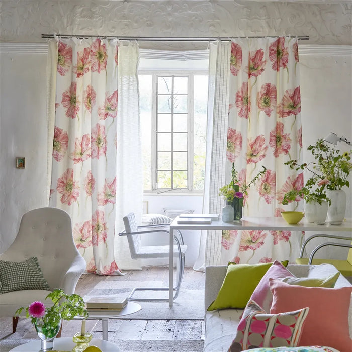 Designers Guild Coquelicot Coral Fabric FDG3286-01