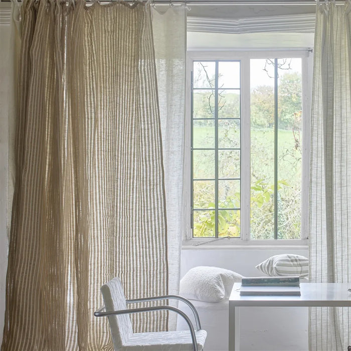 Designers Guild Pavin Chalk Fabric FDG3301-01