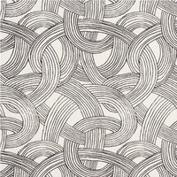 Schumacher Freeform Black Fabric 178711