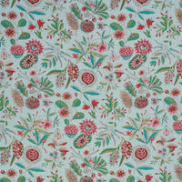 Schumacher Roca Redonda Mineral & Pink Fabric 178770