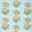 Schumacher Pineapples Chintz Sky Fabric 178801