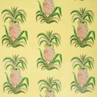 Schumacher Pineapples Chintz Yellow Fabric 178803