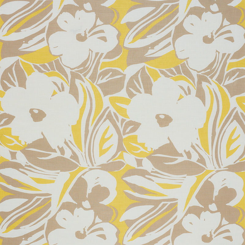 Schumacher Stevie Neutral Fabric Sample 178860