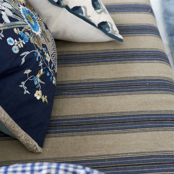 Designers Guild Loire Indigo Fabric FDG3292-02