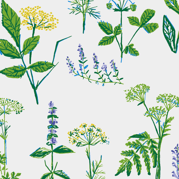 Schumacher KoKsvAXter Leaf Wallpaper Sample 1789