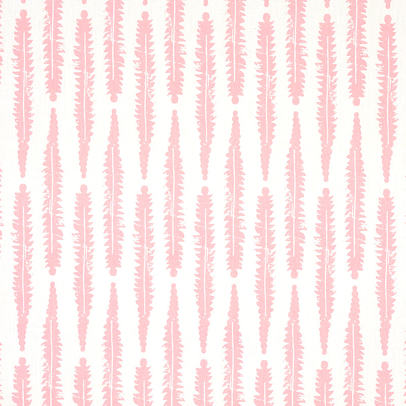 Schumacher Fern Pink Fabric Sample 179150