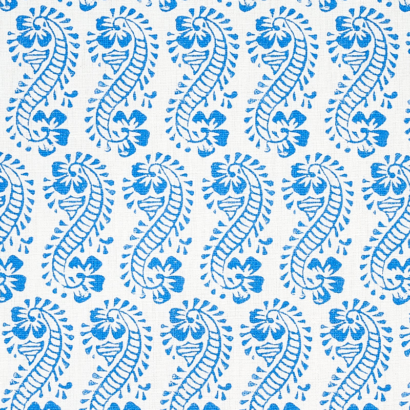 Schumacher Lani Blue Fabric 179180
