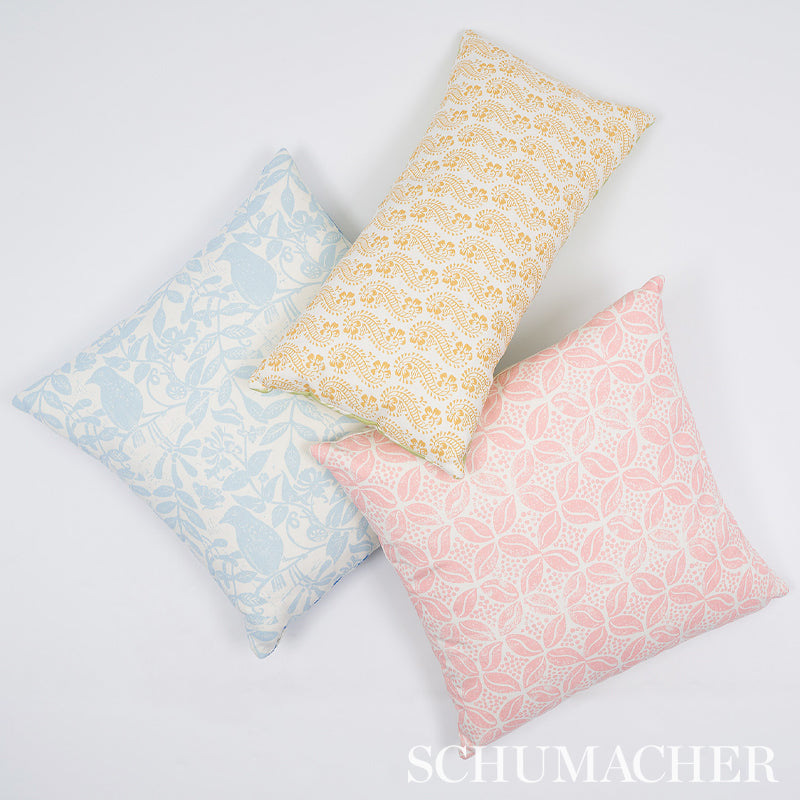 Schumacher Lani Gold Fabric 179181
