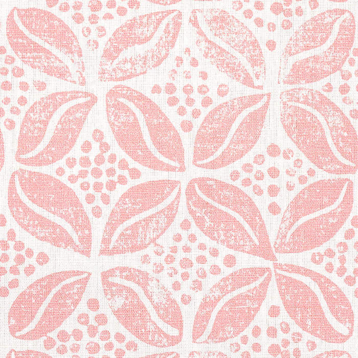 Schumacher Coffee Bean Pink Fabric Sample 179200