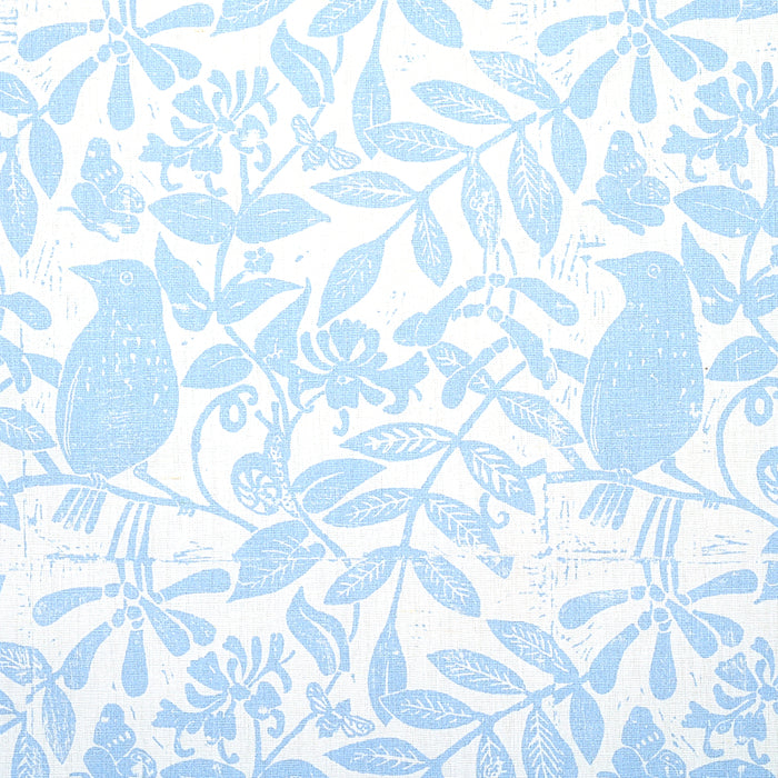 Schumacher Bird & Bee Sky Fabric Sample 179212