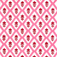 Schumacher Buti Hand Block Print Pink Fabric 179231
