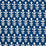 Schumacher Bagru Hand Block Print Dark Blue Fabric 179241