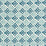 Schumacher Pattee Hand Block Print Blue Fabric Sample 179301